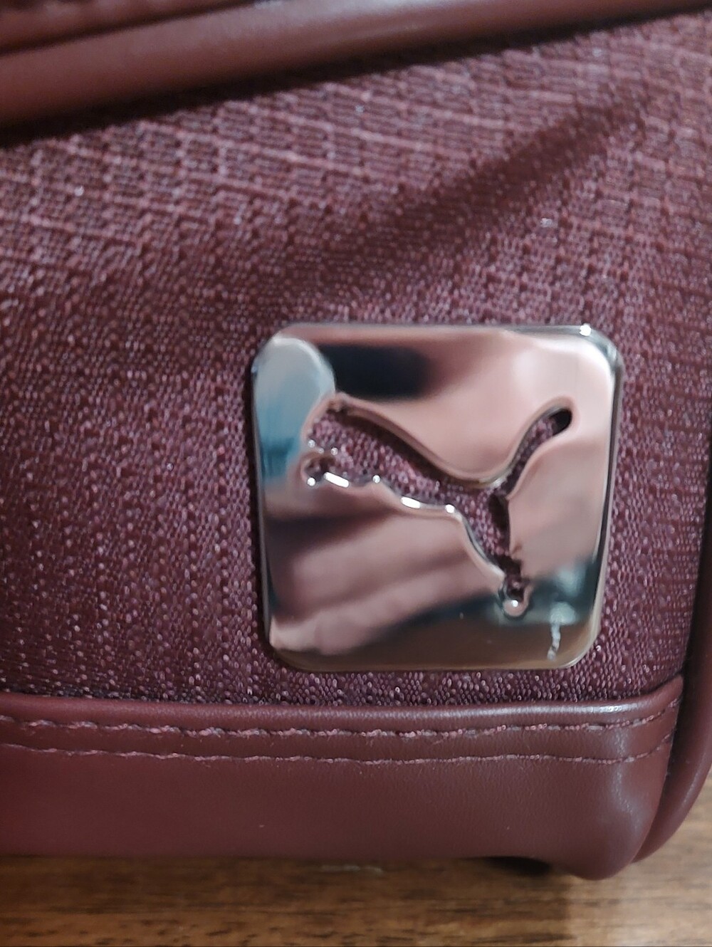 Puma Women's Burgundy Duffel Bag - Picture 2 of 12